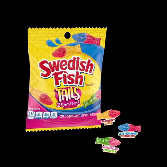 Swedish Fish Tails 2 in 1 Flavours