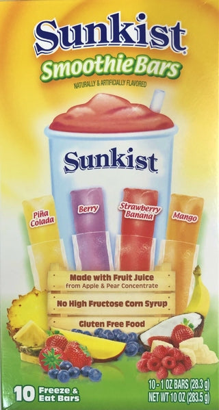 Sunkist Smoothie Bars 10pk